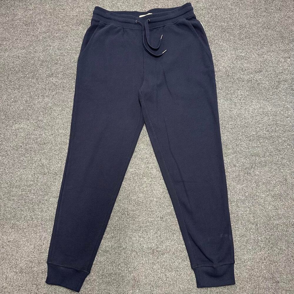 Onia Men’s Waffle Knit Cotton Blend Sweatpants Soft Comfort Loungewear Joggers M